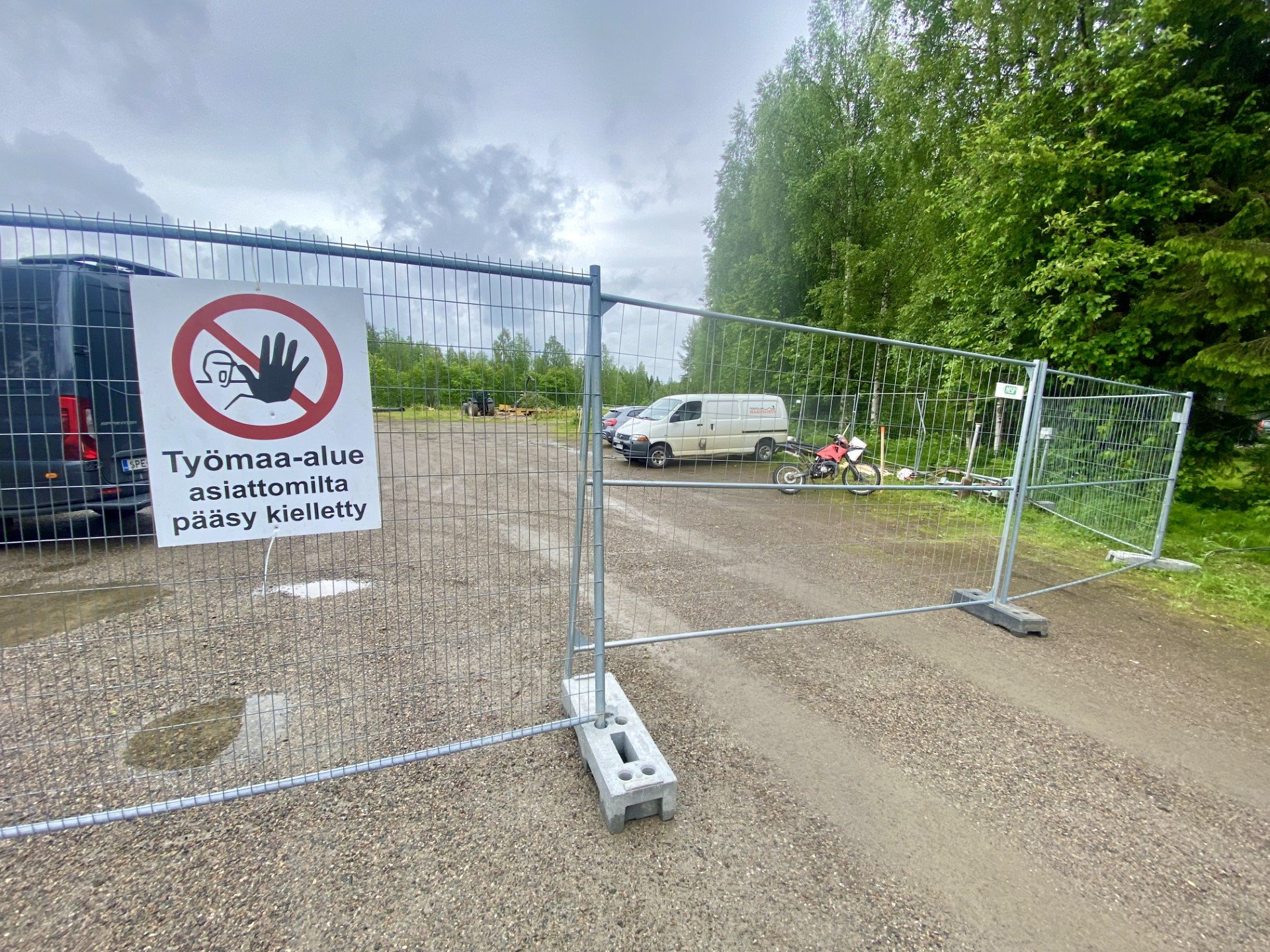 Rivitalotyömaa Rivitalotyömaa