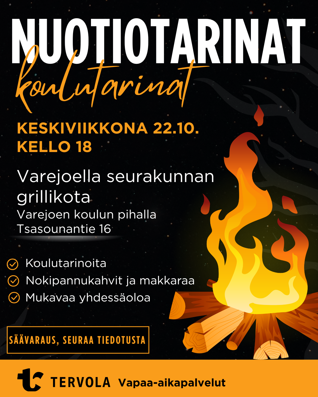 Nuotiotarinat 22.10.2025 Varejoki