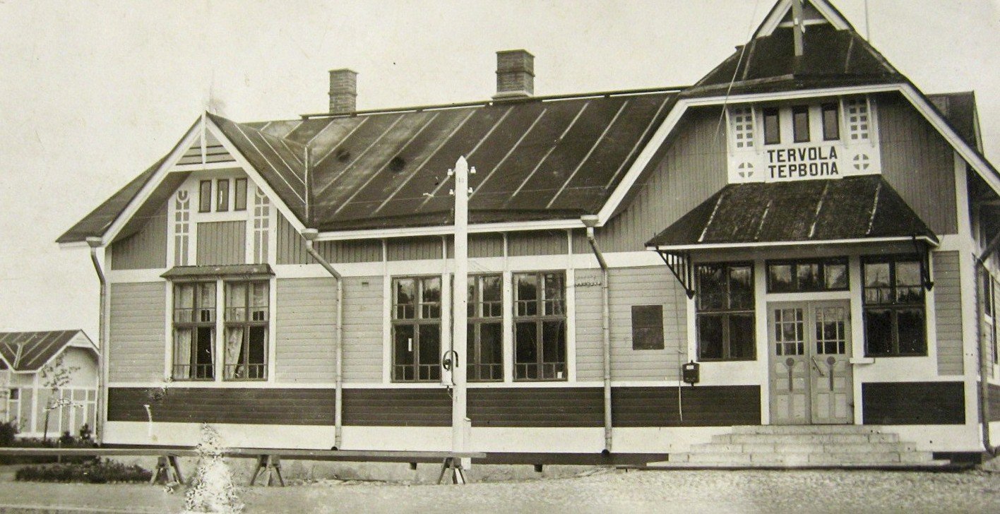 Tervolan asema vuonna 1910.