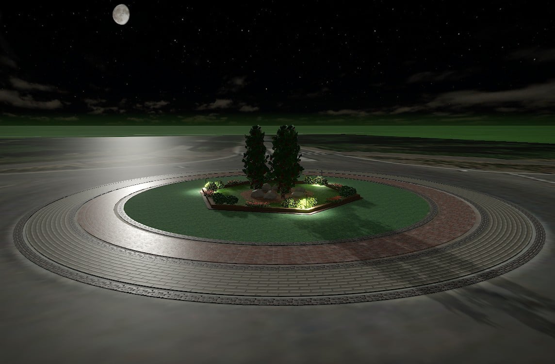 Mallikuva valaistuksesta