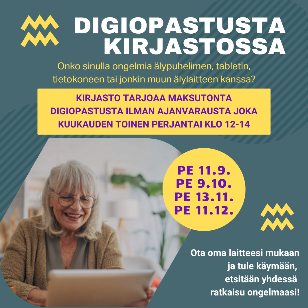Digiopastusta kirjastossa