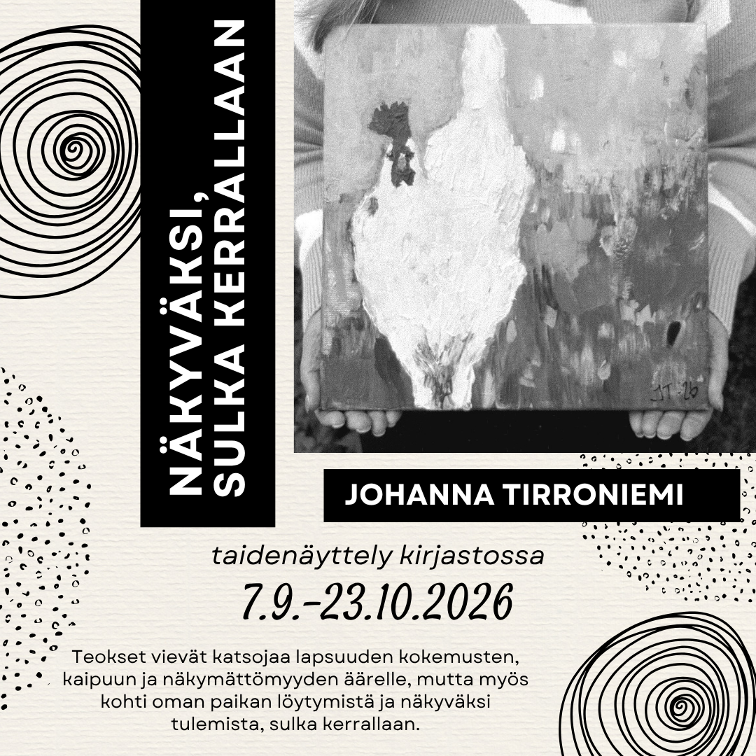 Johanna Tirroniemi Näkyväksi, sulka kerrallaan